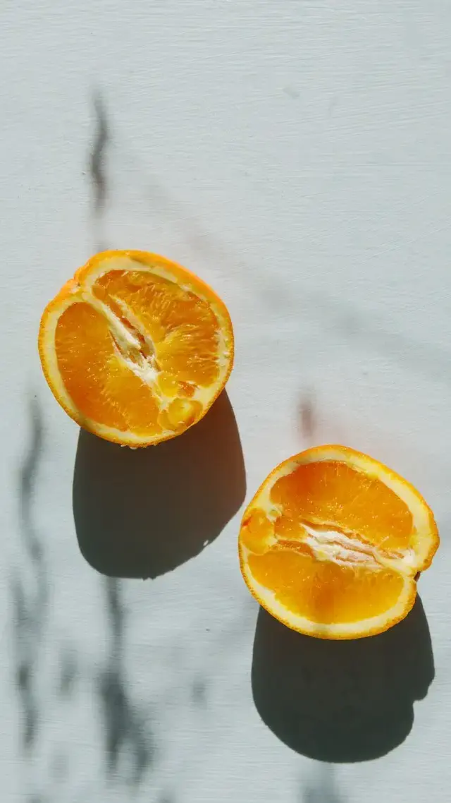 Orange riche en vitamine C