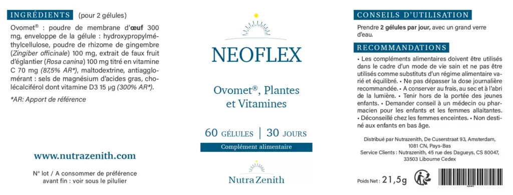 neoflex avis sur la composition